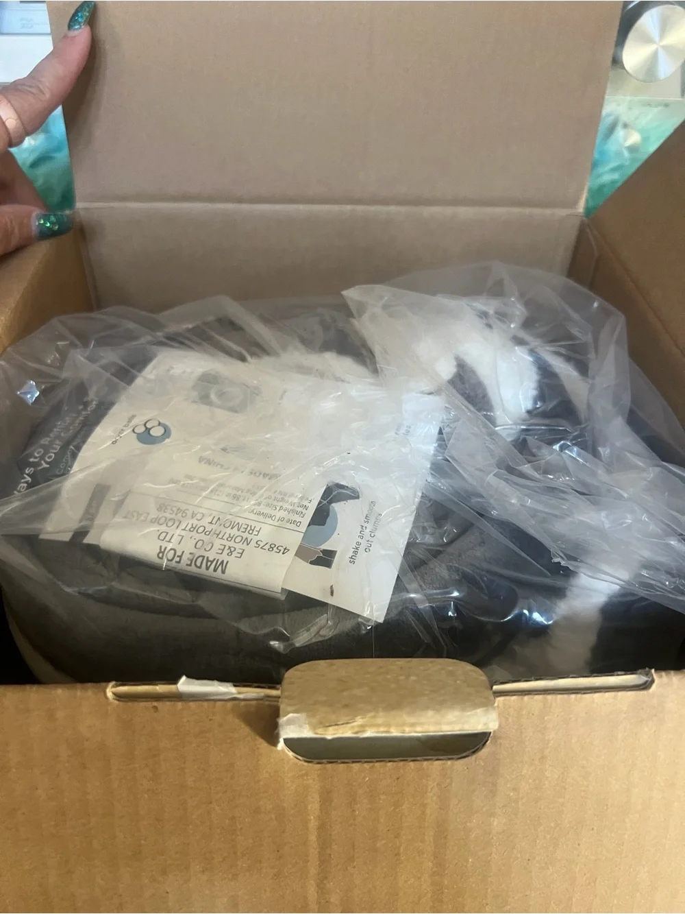NIB Woolrich Gray Plush Comforter Set Full/Queen